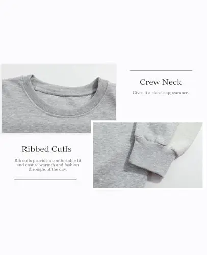 Sudadera Suwangi para Hombre, Diseño de Parches, Casual y Cómoda en Gris Claro - imagen 4