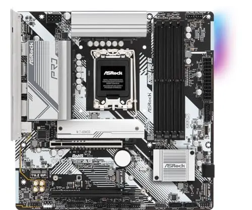 Placa Base ASRock B760M Pro RS DDR5 7200MHz para Procesadores Intel LGA1700 - imagen 2