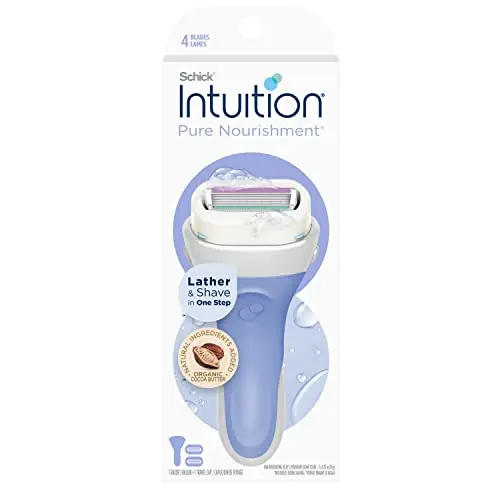 Razor Schick Intuition Pure Nourishment: Afeitado y Hidratación con Manteca de Cacao