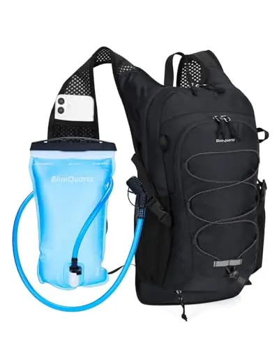 Mochila de Hidratación Blue Quartz 18L con Sistema de 2L, Ideal para Ciclismo y Senderismo