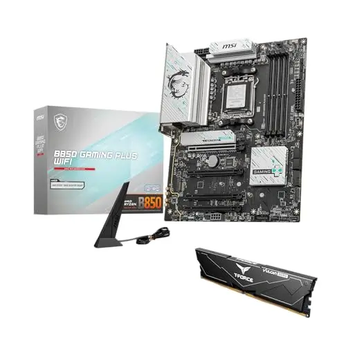 Placa Madre MSI B850 GAMING PLUS WIFI ATX: Soporte para Ryzen 9000-7000, DDR5 y Wi-Fi 7