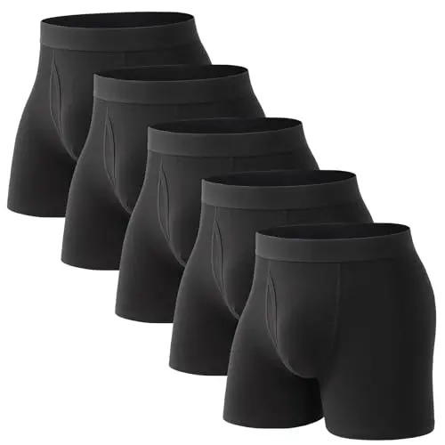 Pack de Boxer Shorts Nehoompo para Hombre: Ajuste Suelto y Cintura Elástica para la Máxima Comodidad