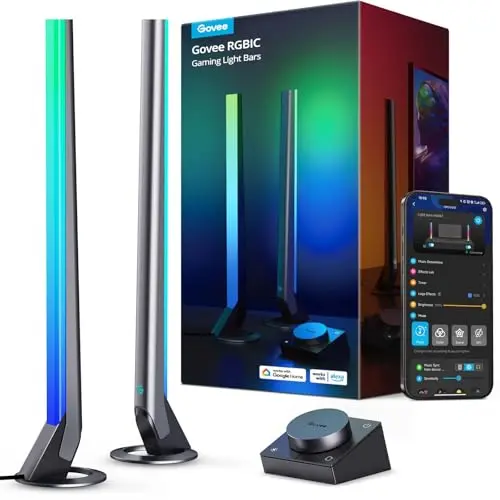 Govee RGBIC Gaming Light Bars H6047: Luces LED inteligentes con efectos dinámicos
