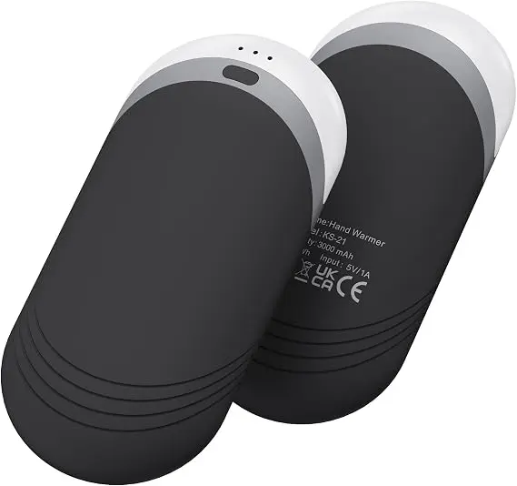 Karecel Calentadores de manos térmicos de silicona recargable, paquete de 2