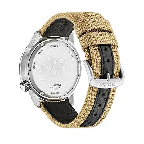 Reloj Citizen Eco-Drive Weekender Avion: Acero Inoxidable, Correa de Nylon, Resistente al Agua 100m - imagen 3