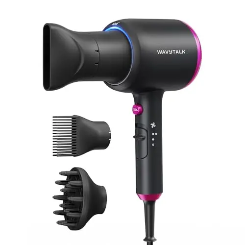 Secador de Pelo Wavytalk Ionic: Secado Rápido y Reducción de Frizz para Cabello Rizado