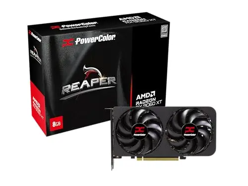 PowerColor Reaper AMD Radeon RX 9060 XT 8GB GDDR6 - Potencia y rendimiento en gráficos
