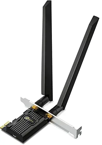 Tarjeta PCIe TP-Link WiFi 6E Tri Band AXE5400 con Bluetooth 5.3 para PC de Escritorio