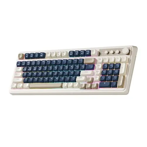 Teclado AULA S99: 99 Teclas, Retroiluminación RGB y Conexión Multidispositivo