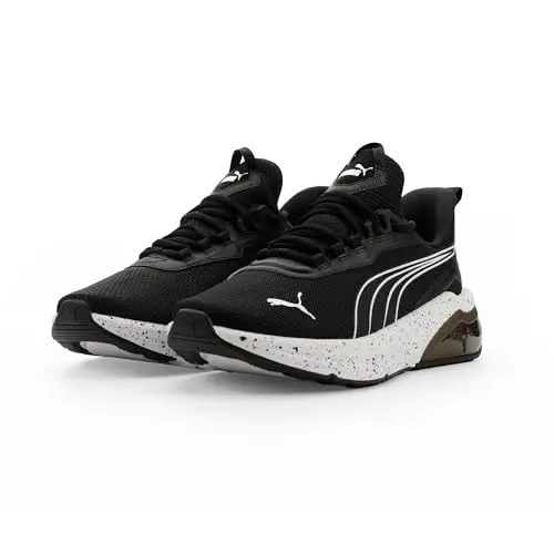 Zapatos PUMA Seeker para hombre, negro y blanco, comodidad y estilo moderno