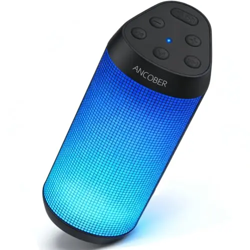 Altavoz Bluetooth Portátil 20W, Sonido HD Estéreo, 30H de Reproducción y RGB