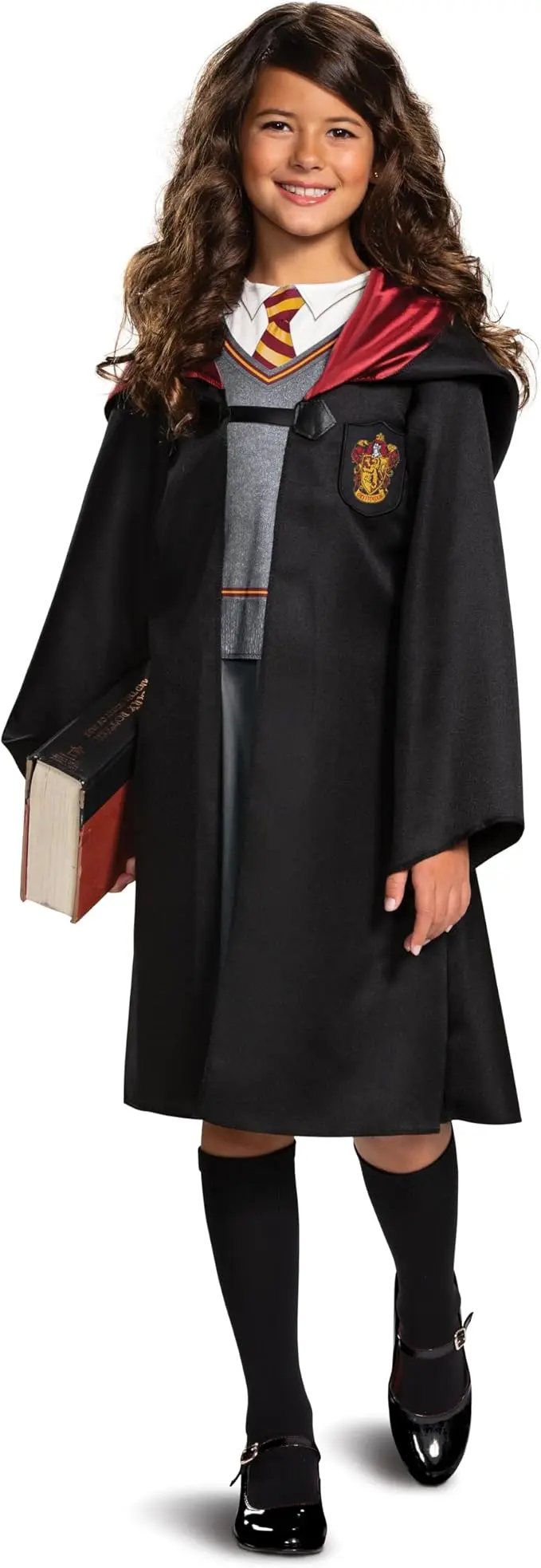 Disguise Disfraz de Hermione Granger, traje oficial del mundo mágico de Harry Potter para niños, talla infantil clásica extra pequeña (3