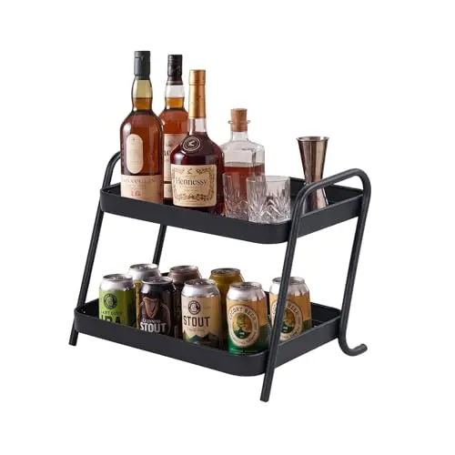 Organizador Multifuncional NobleForm: Estante 2 Niveles para Almacenamiento Elegante