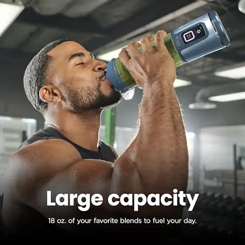 Ninja BC151BK Blast: Licuadora portátil recargable de 18 oz, sin cables y BPA Free - imagen 2