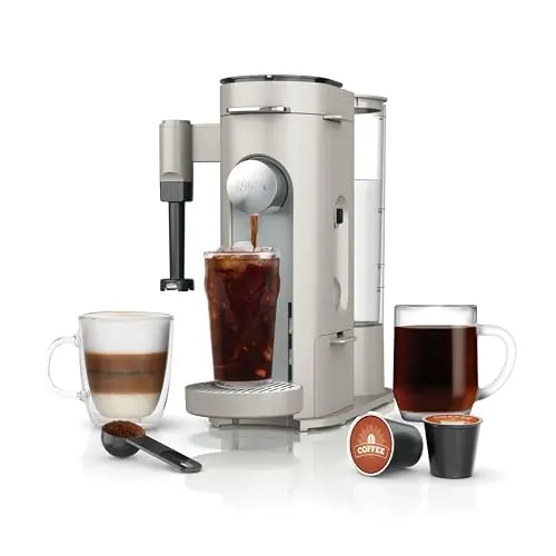 Ninja Cafetera Individual: Versatilidad con K-Cup y Molido, 4 Estilos de Preparación