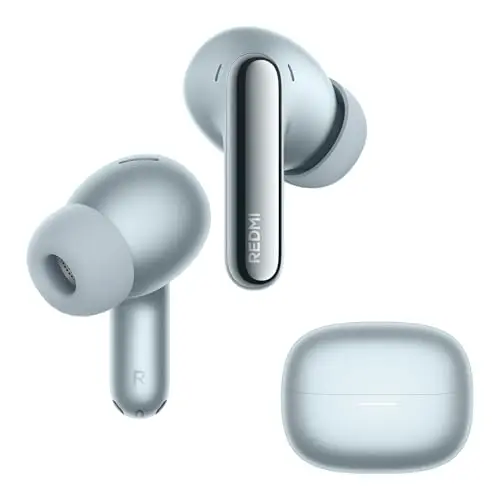 Xiaomi REDMI Buds 8 Pro-us (Blue) | True Wireless | 55dB ANC, 35H Play, IP54 Resistente al Agua
