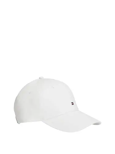 Gorra de Algodón Tommy Hilfiger para Hombre, Color Ecru con Logo Bordado