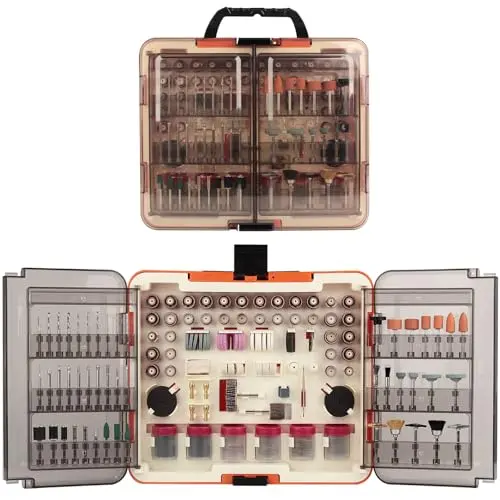 Kit de Accesorios NOEAIKE de 508 Piezas para Herramientas Rotativas con Organizador