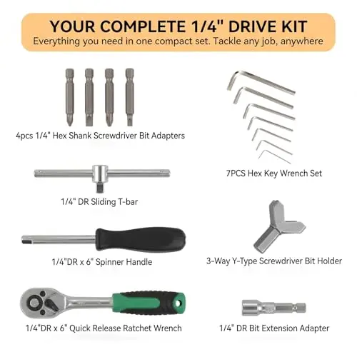 Set de Herramientas DBSYKJ 130 Piezas con Accesorios de Precisión para Reparaciones - imagen 3