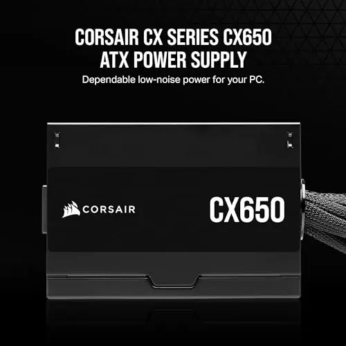 Fuente de Poder CORSAIR CX650 80 Plus Bronze ATX 650W - Eficiencia y Silencio - imagen 2