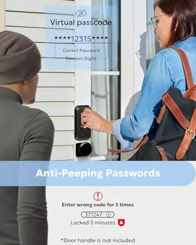 Cerradura Digital BE-TECH Sin Llave - Fácil Acceso con Código, Auto-Cierre y Diseño Resistente - imagen 2