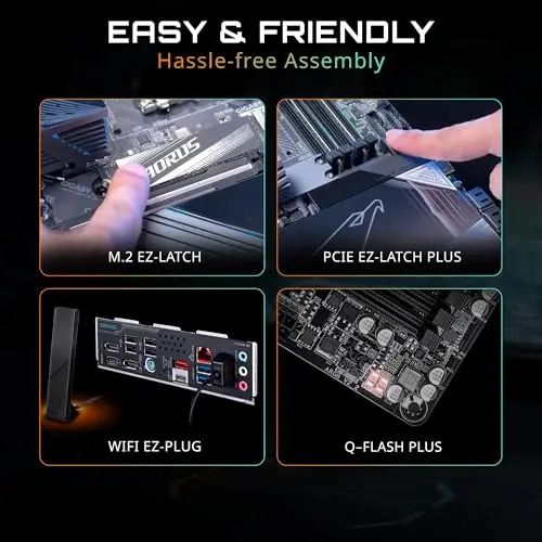 Placa Base GIGABYTE B850 AORUS Elite WIFI7 ATX con soporte DDR5 y PCIe 5.0 - imagen 4