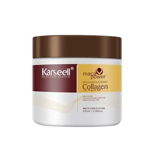 Karseell Tratamiento de Colágeno para Cabello Seco y Dañado, 100ml