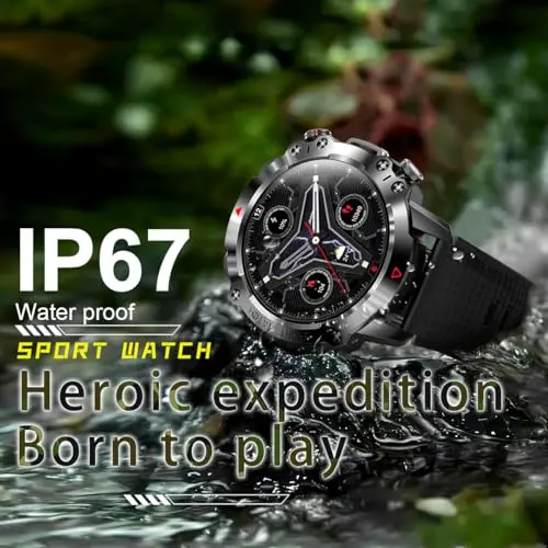 Reloj inteligente Zocowear 1.39" con monitor de salud y 100+ modos deportivos, IP67  - imagen 4