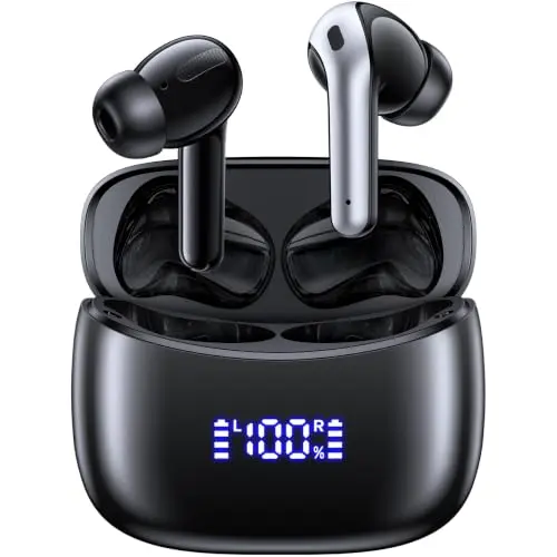 Auriculares Inalámbricos OKEEFE con ANC y Traducción AI en 165 Idiomas, 70H de Batería, Sonido Claro, Negro