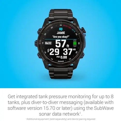 Garmin Descent™ Mk3i: Reloj sumergible GPS con pantalla AMOLED y tecnología SubWave - imagen 4
