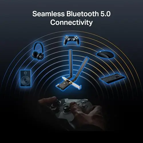 Tarjeta WiFi TP-Link AC1200 Archer T5E - Dual Band, Bluetooth 5.0, 1200 Mbps, 2 Antenas - imagen 4