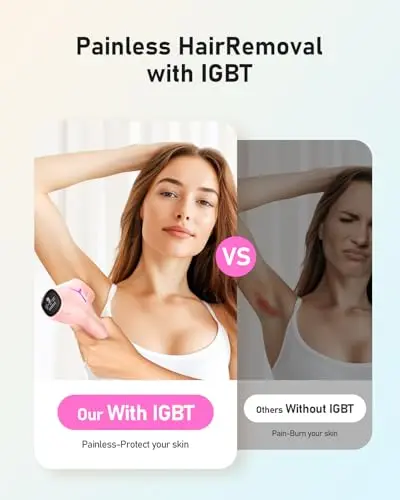 Depilación Láser LYSMOSKI: IPL para Hombres y Mujeres, Resultados Visibles en 2 Semanas, Tratamiento Completo en 8 Minutos - imagen 5