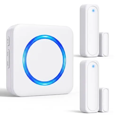 Satisure Timbre Inalámbrico para Puerta: 700FT de Alcance, 58 Melodías y 5 Niveles de Volumen.