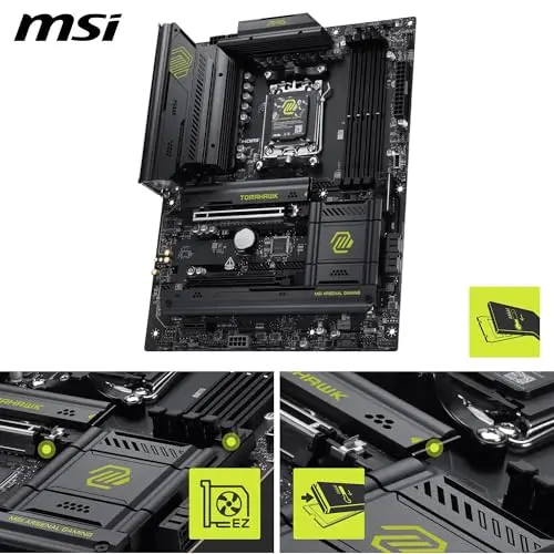 Placa base MSI MAG B850 Tomahawk WiFi ATX para AMD Ryzen 7000/8000/9000, PCIe 5.0, DDR5 8200+ MT/s - imagen 3