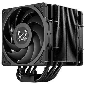 Enfriador de CPU Scythe Mugen 6 Dual Fan Black Edition, compatible con Intel y AMD
