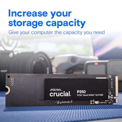 Crucial P310 1TB SSD PCIe Gen4 NVMe M.2: Hasta 7,100MB/s para Gaming y Más - imagen 3