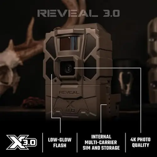 Cámara de Caza TACTACAM Reveal X Gen 3.0: 4G LTE, Fotos 4K, Video 1080p, Flash IR, Sin Tarjeta SD - imagen 2