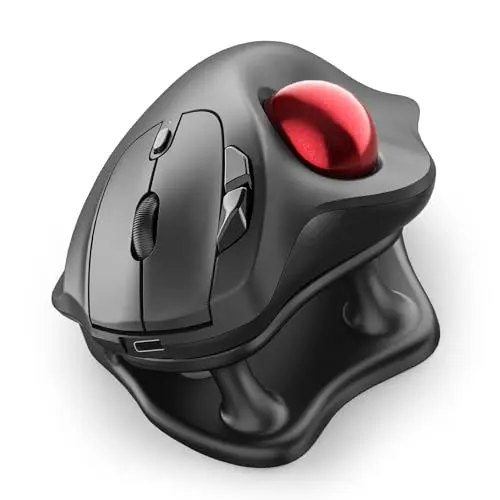 Nulea Ratón Inalámbrico con Trackball Ergonómico y Control de Pulgar