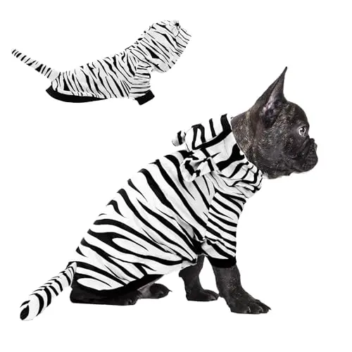 Disfraz de Tigre Blanco para Perros NACOCO - Ropa Cálida y Linda para Halloween