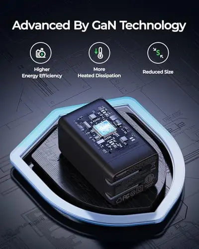 Cargador wegear 67W USB-C: 3 puertos rápidos, compacto y compatible con múltiples dispositivos - imagen 4