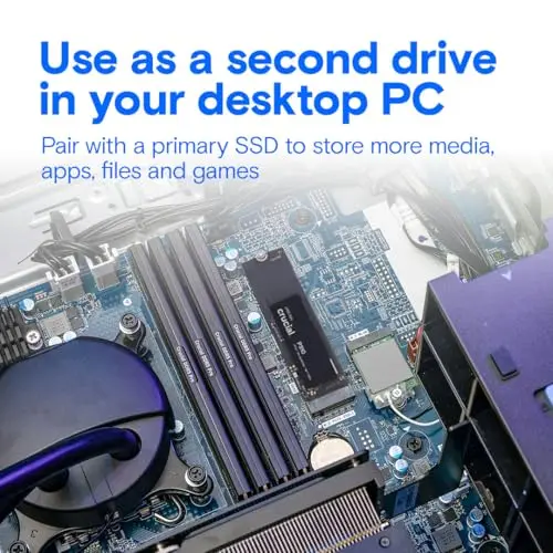 Crucial P310 1TB SSD PCIe Gen4 NVMe M.2: Hasta 7,100MB/s para Gaming y Más - imagen 5