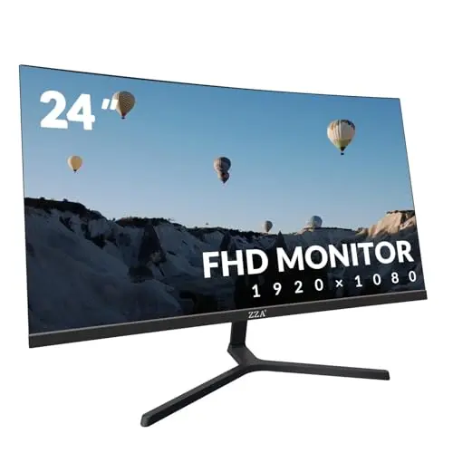 Monitor Curvo ZZA 24" para Gaming, 100Hz, Full HD 1920x1080, FreeSync Premium - imagen 2
