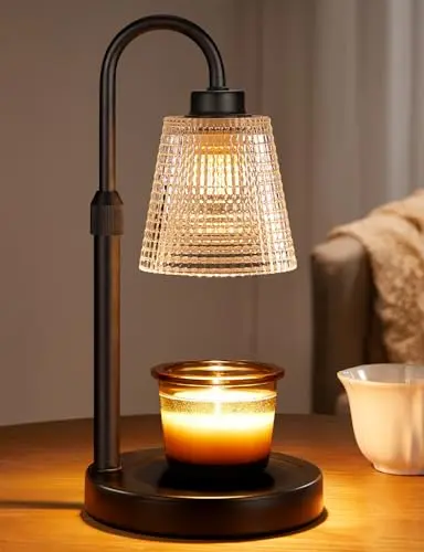 Lámpara Calentadora de Velas con Temporizador - Decoración Elegante y Regalo Ideal