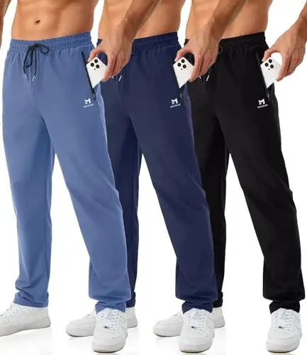 Joggers Minorlee: Pantalones Livianos con 3 Bolsillos y Cintura Ajustable para Entrenamiento