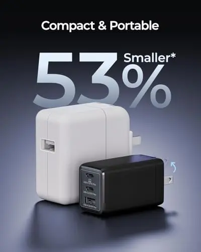 Cargador wegear 67W USB-C: 3 puertos rápidos, compacto y compatible con múltiples dispositivos - imagen 3