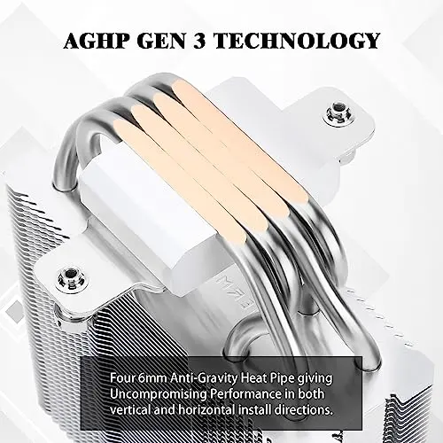 Cooler de CPU Thermalright Assassin X 120 SE White, 4 Heat Pipes y ventilador PWM silencioso - imagen 2