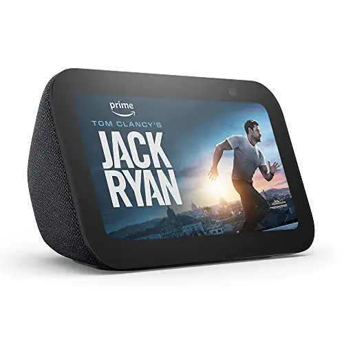 Nuevo Echo Show 5 (3ra Gen, 2023) | Pantalla inteligente con sonido mejorado y cámara integrada | Versión Internacional