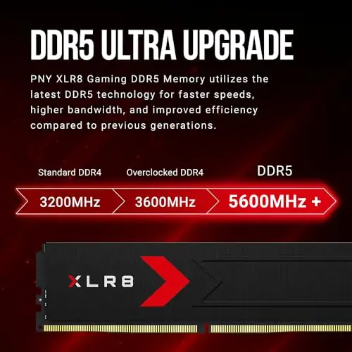 Kit de RAM PNY XLR8 Gaming 32GB DDR5 6000MHz CL36 para PC - imagen 4