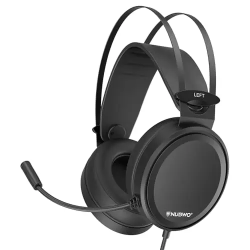 Prime: Auriculares Gaming NUBWO N7: Sonido Estéreo, Micrófono Cancelador de Ruido y Comodidad Óptima