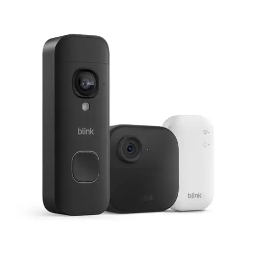Blink Outdoor 4 y Timbre a Batería 2K+ — Cámara 1080p y Timbre con Alimentación de 2 años